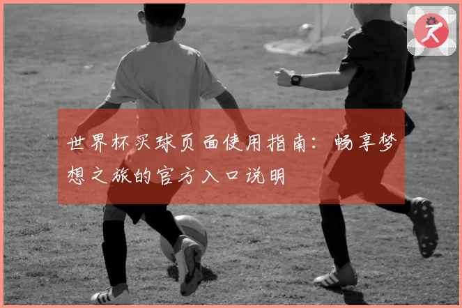 世界杯买球页面使用指南:畅享梦想之旅的官方入口说明